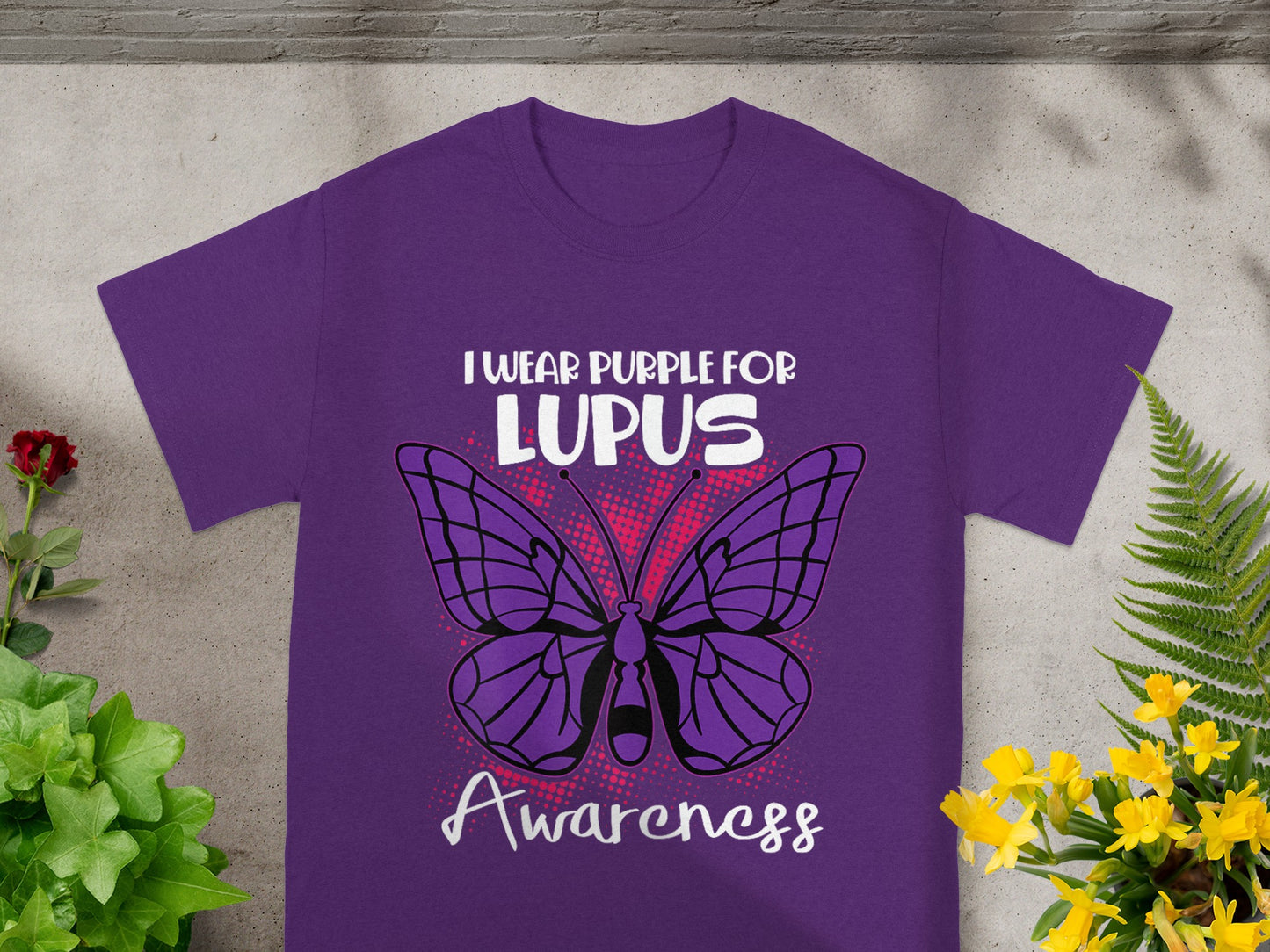 I Wear Purple For Lupus Awareness T-Shirt