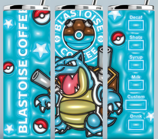 Blastoise Pokemon tumbler