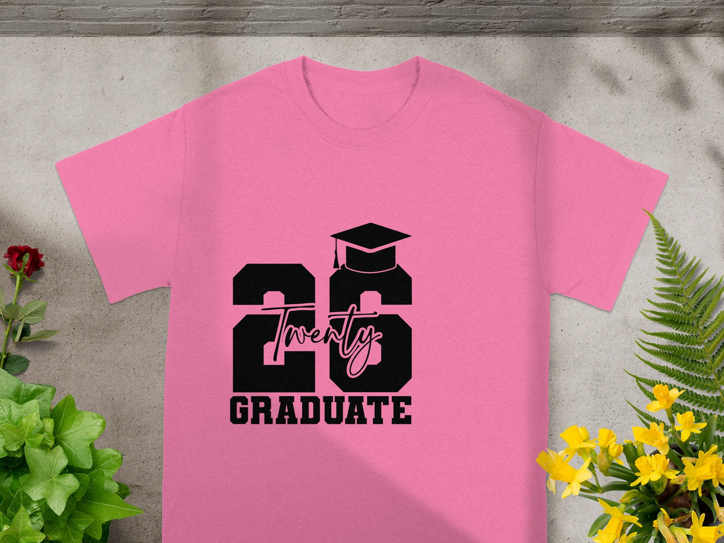 Class of 2026 Graduate Pink Twenty Six T-shirt