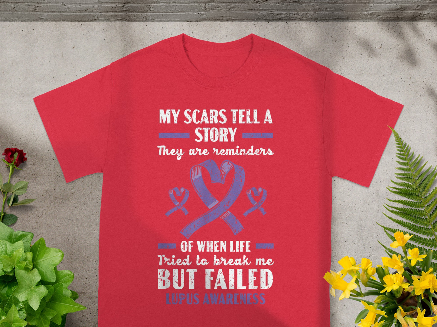 My Scars Tell A Story Lupus Awareness Shirt