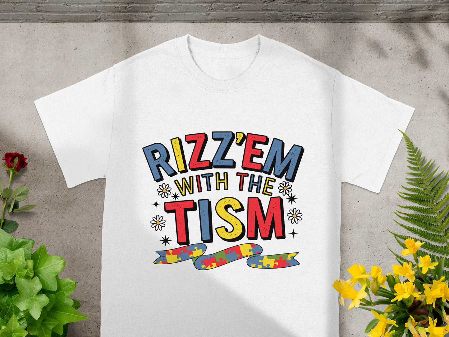 Rizz'em With The TISM Colorful Graphic Design Shirt