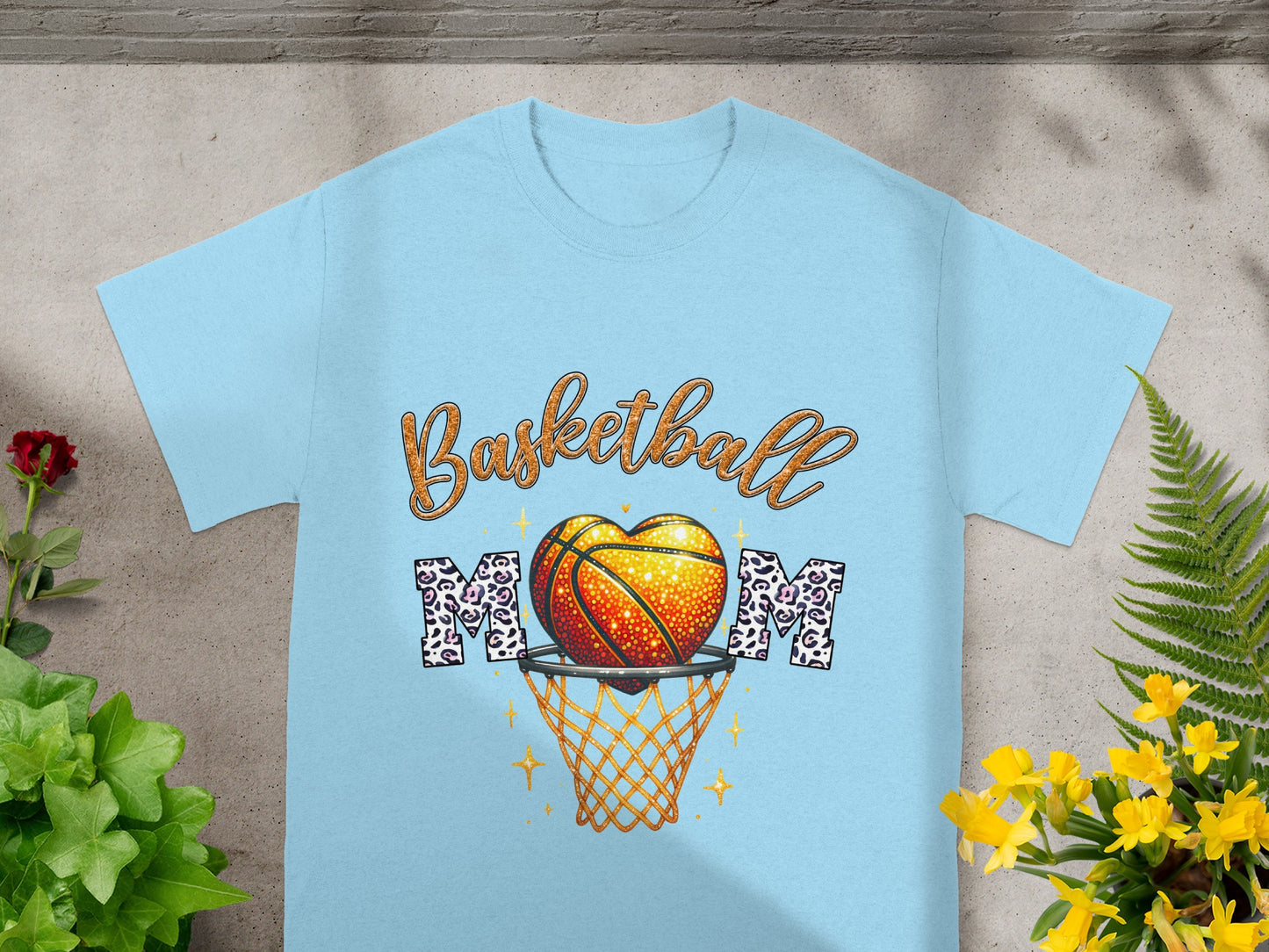 Basketball Mom Graphic T-Shirt for Sport Enthusiasts