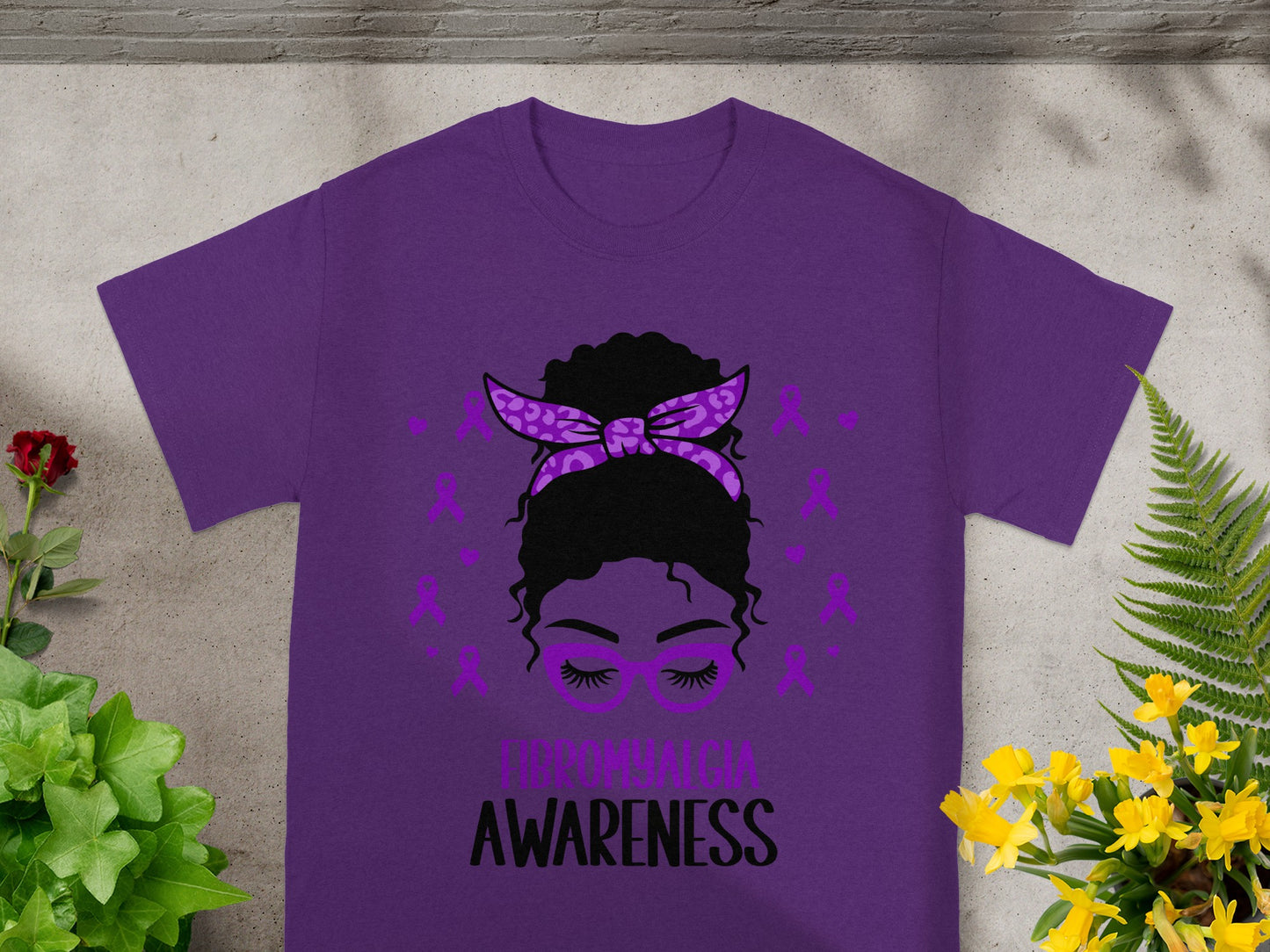 Fibromyalgia Awareness Graphic Tee Unisex Shirt
