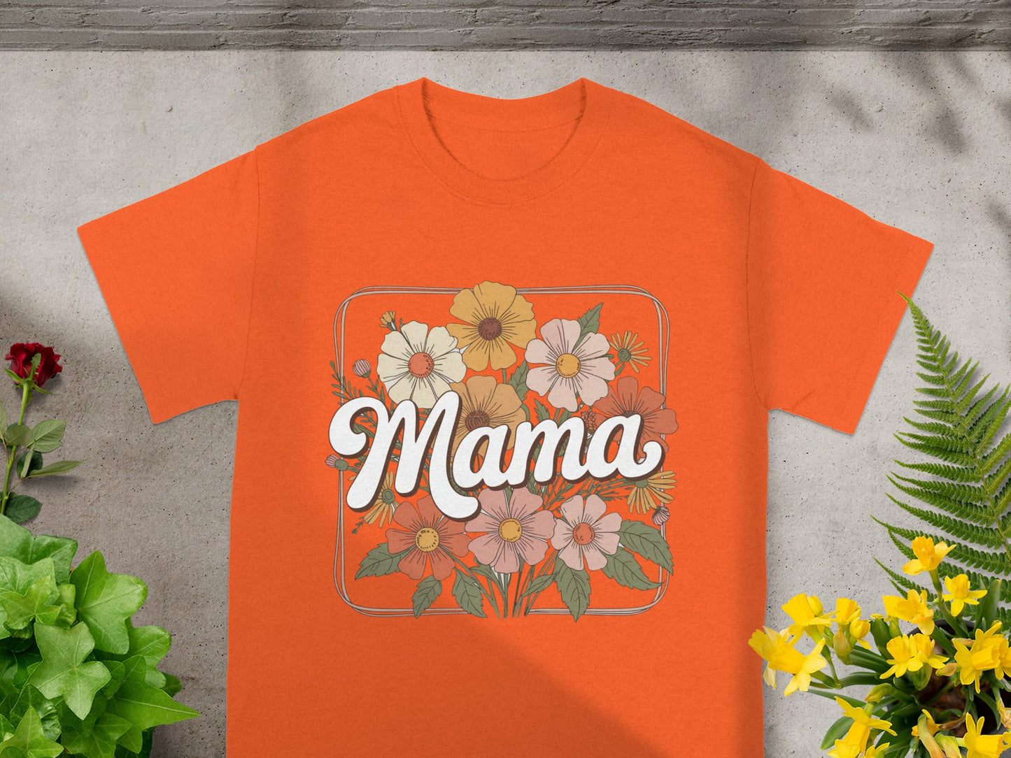 Lovely Floral Mama Quote Mother's Day T-Shirt