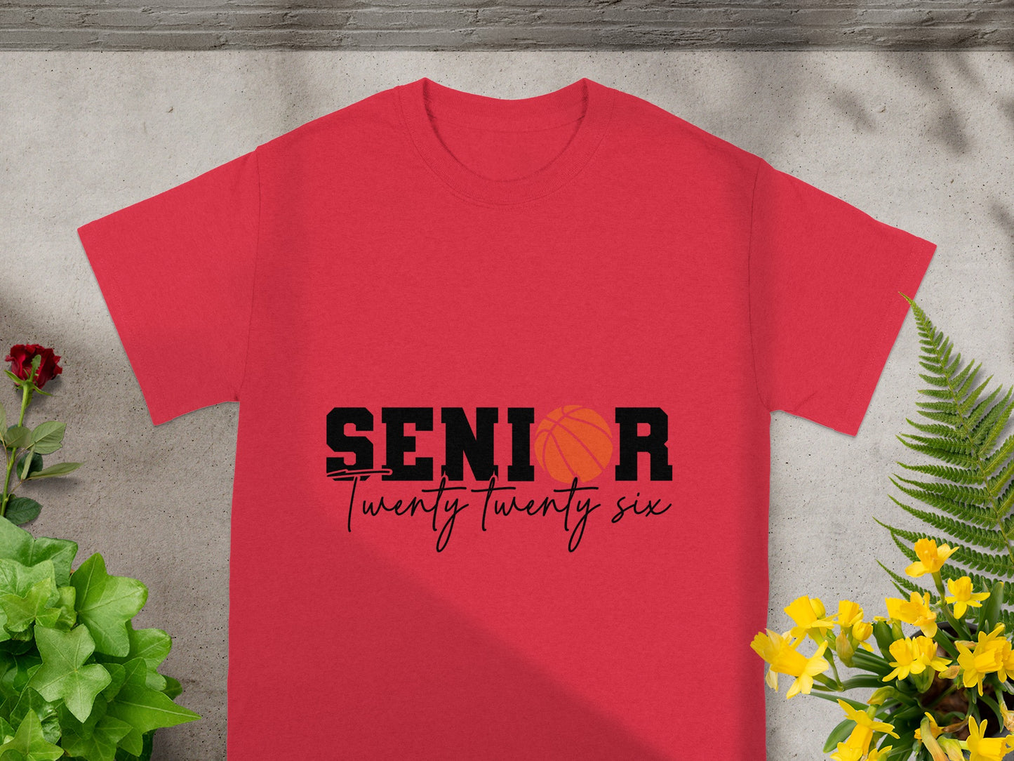 Senior Twenty Twenty Six Basketball Design Shirt