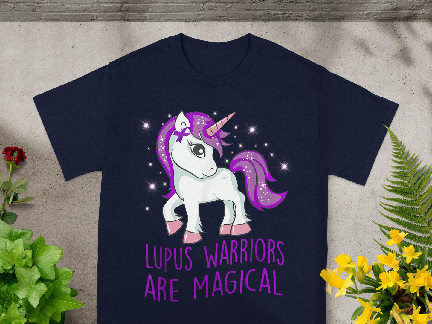 Lupus Warriors Are Magical Unicorn Design T-Shirt