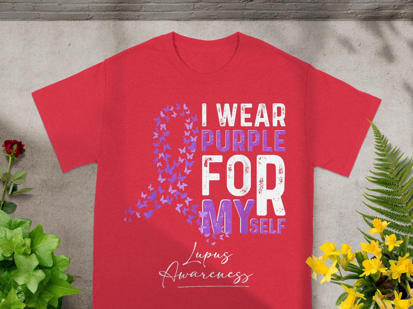 I Wear Purple for Myself Lupus Awareness T-Shirt