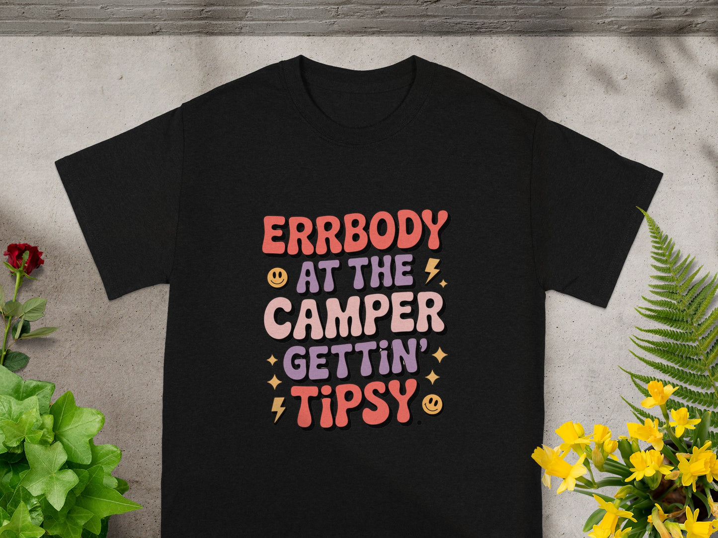 Errbody At The Camper Gettin' Tipsy Funny Shirt