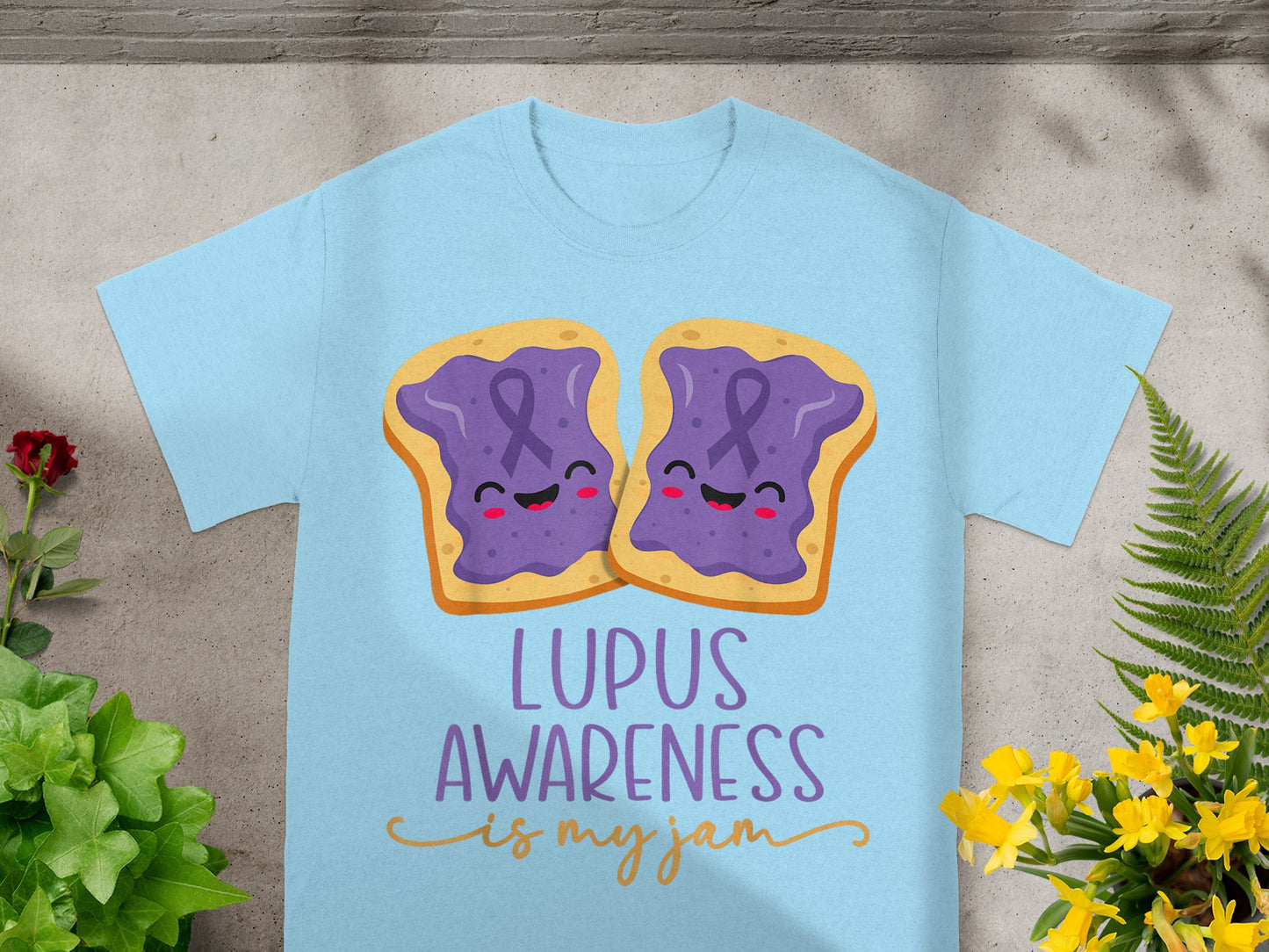 Lupus Awareness is My Jam Cute Toast Design Shirt