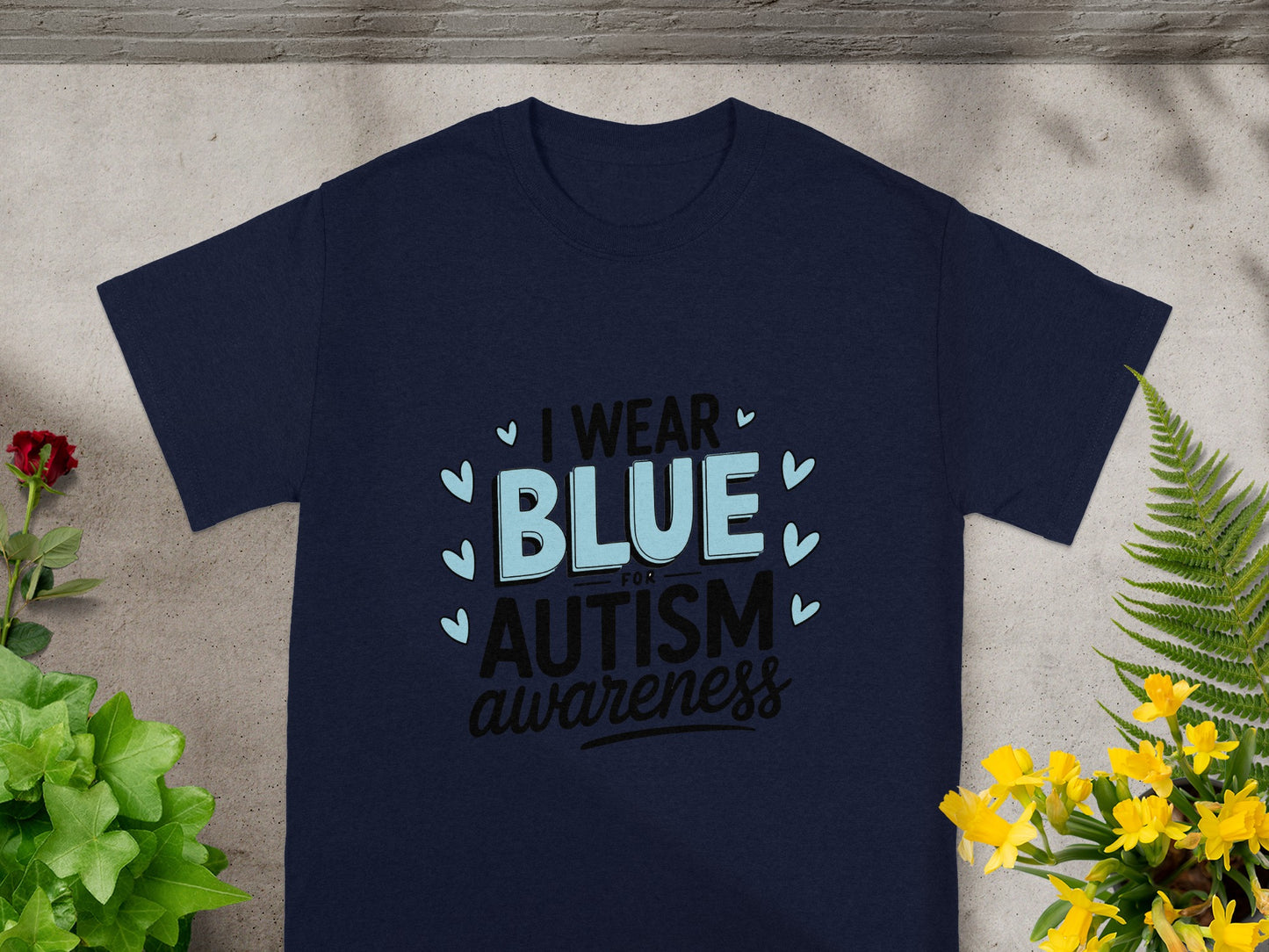 I Wear Blue for Autism Awareness T-Shirt