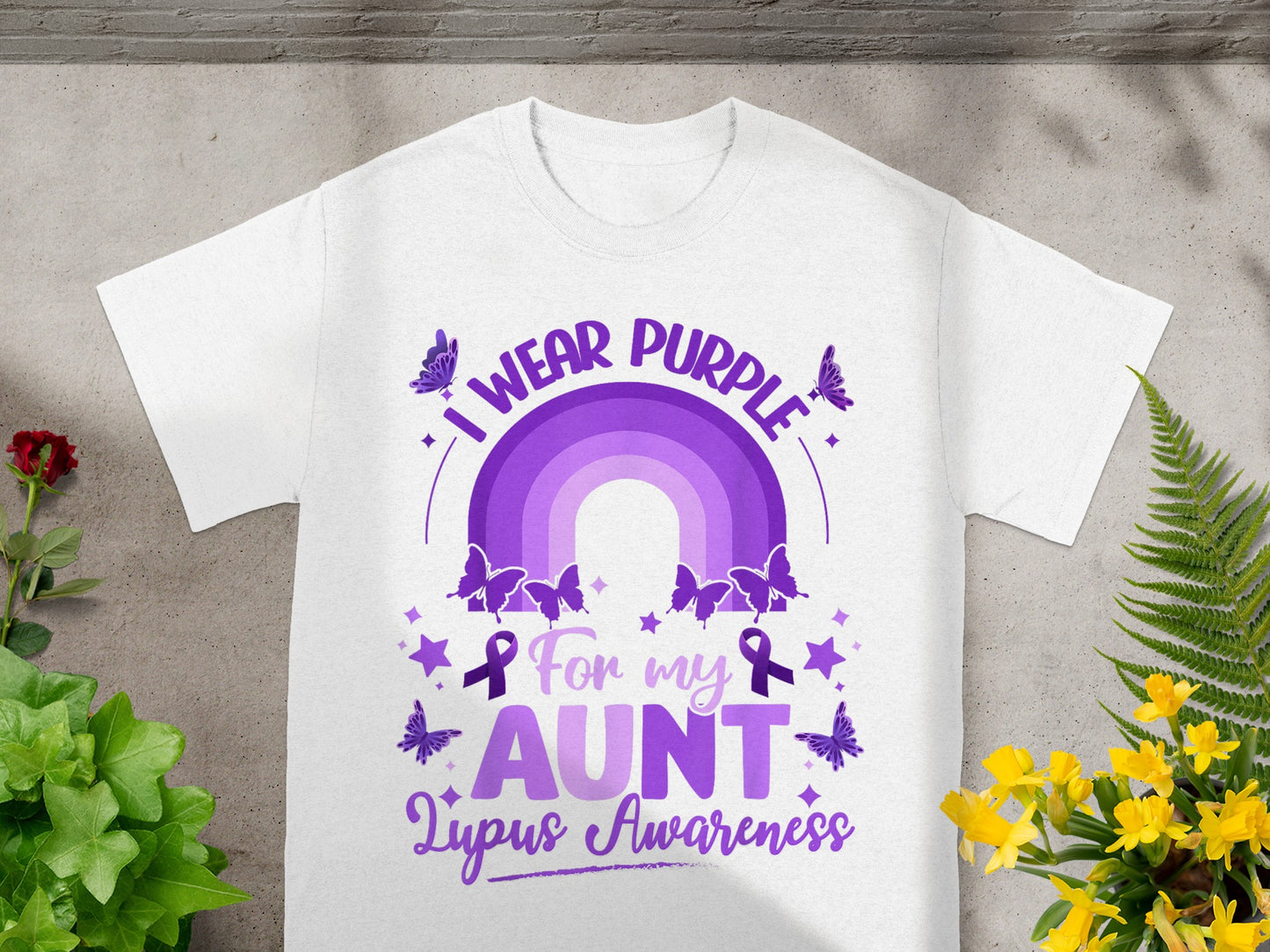 I Wear Purple For My Aunt Lupus Awareness product