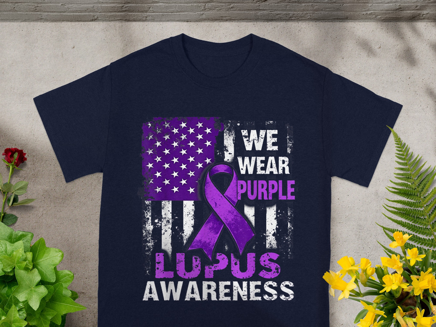 We Wear Purple for Lupus Awareness T-Shirt