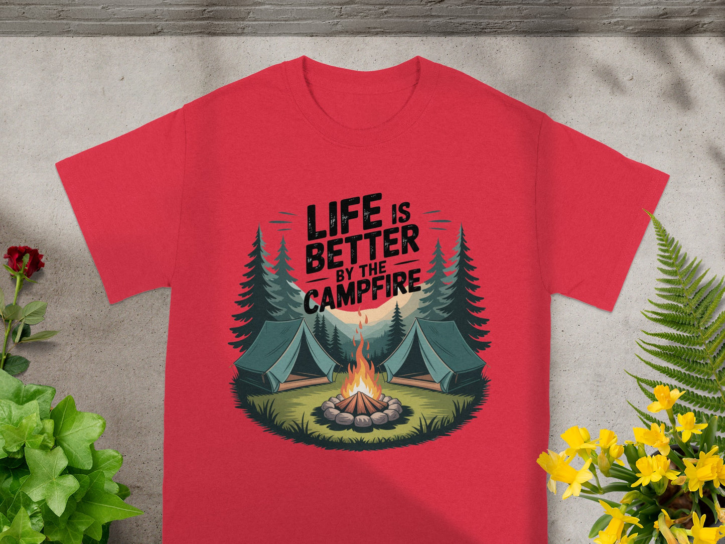 Life is Better by the Campfire Graphic T-shirt
