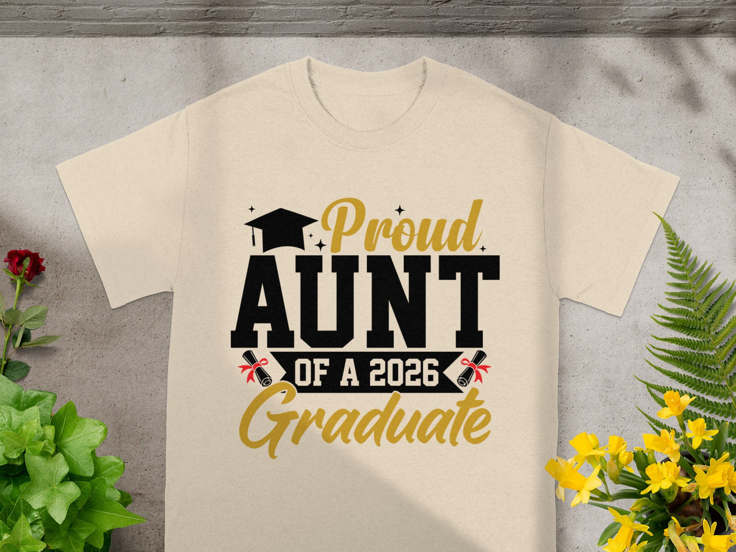 Proud Aunt of a 2026 Graduate T-Shirt