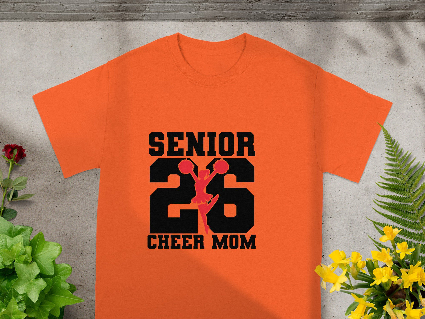 Senior 26 Cheer Mom Graphic T-Shirt