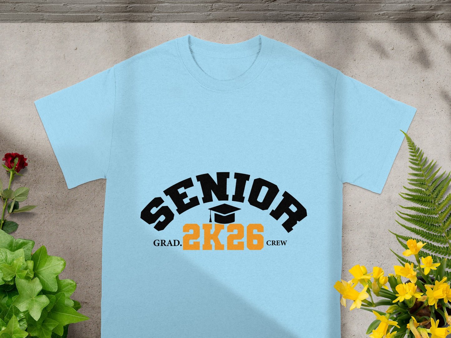 Senior Grad 2K26 Crew T-Shirt Perfect for Graduation