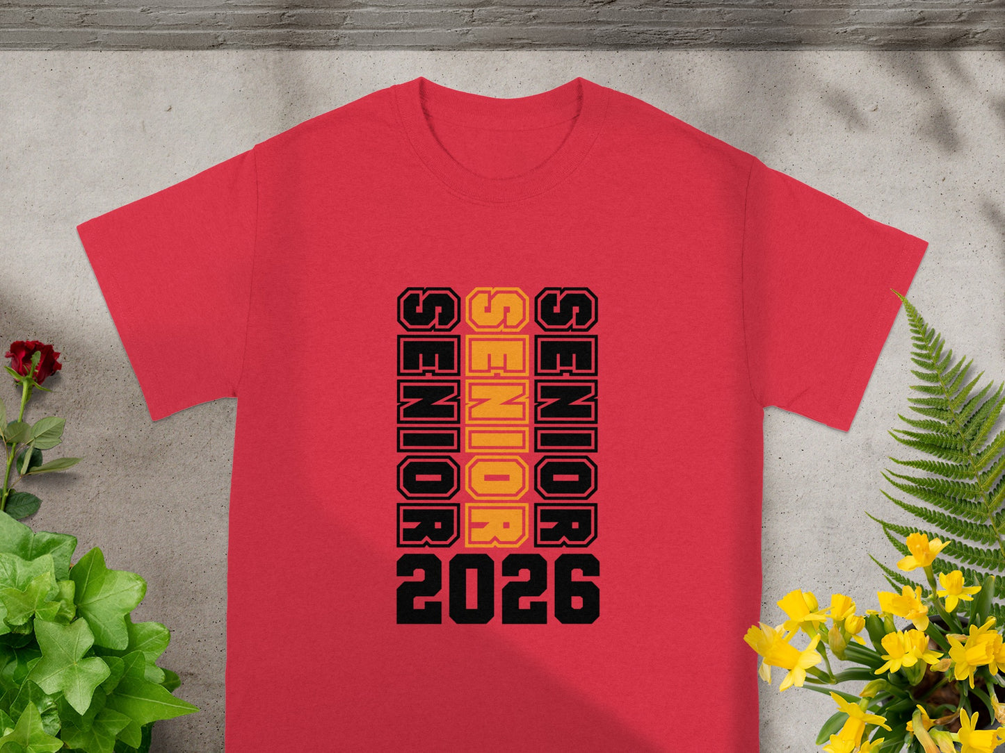 Senior 2026 Bold Graphic Design T-shirt