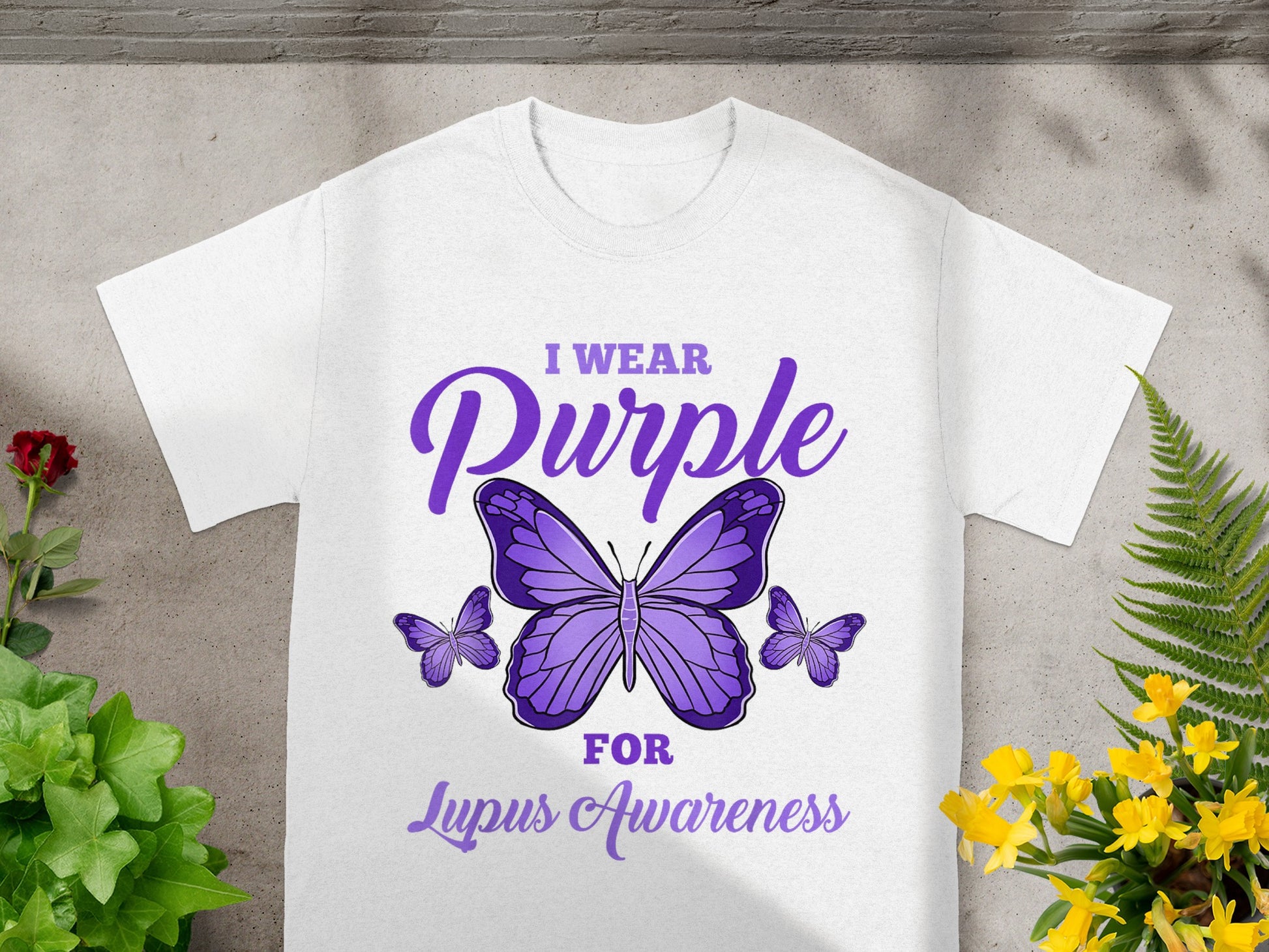 I Wear Purple for Lupus Awareness T-shirt
