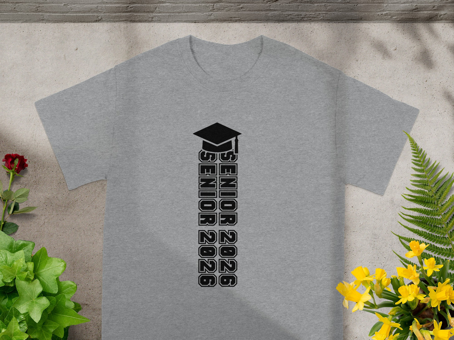 Senior 2026 Graduation Cap Design Graphic Shirt