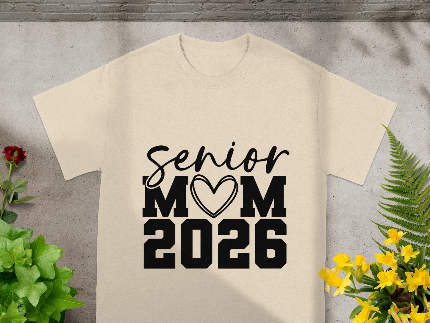 Senior MOM 2026 Graphic T-shirt for Graduation