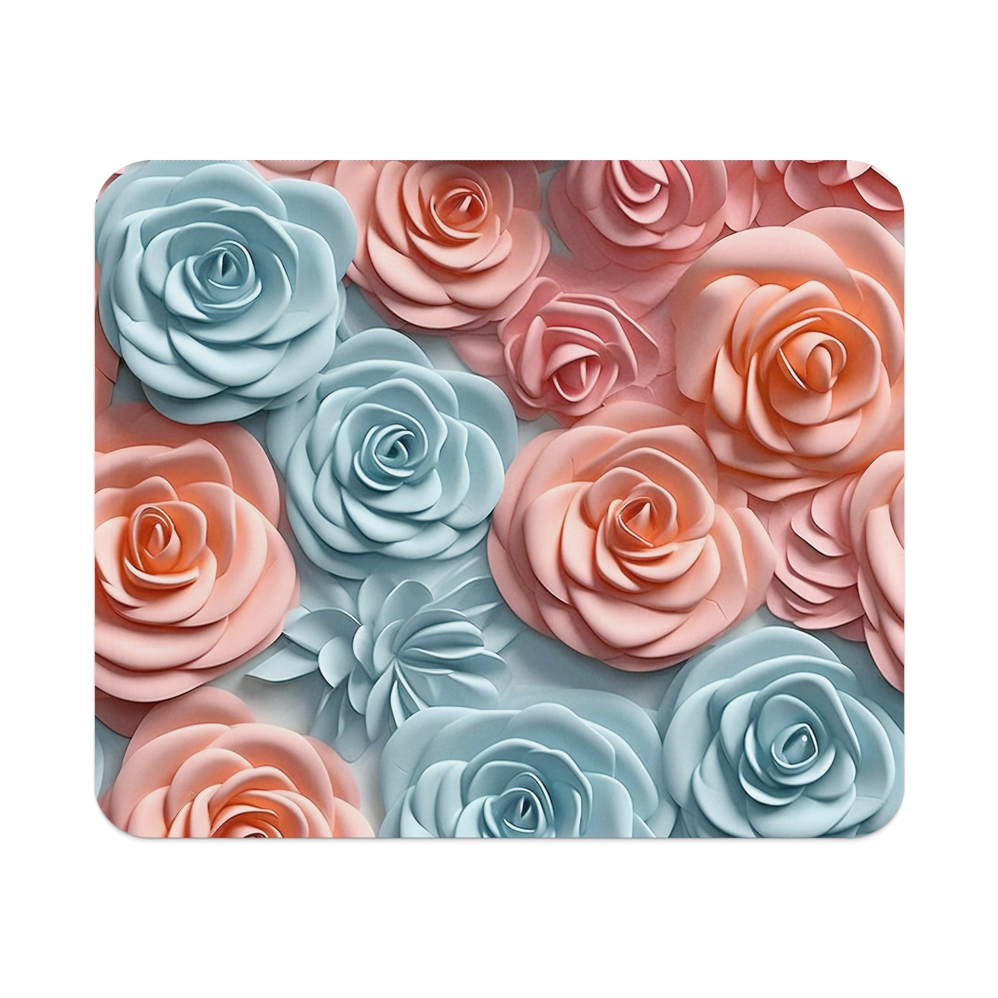 Elegant 3D Floral Design with Multicolor Roses product type