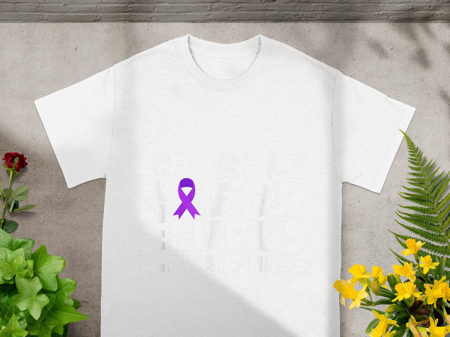 Purple Ribbon Lupus Awareness T-Shirt Product