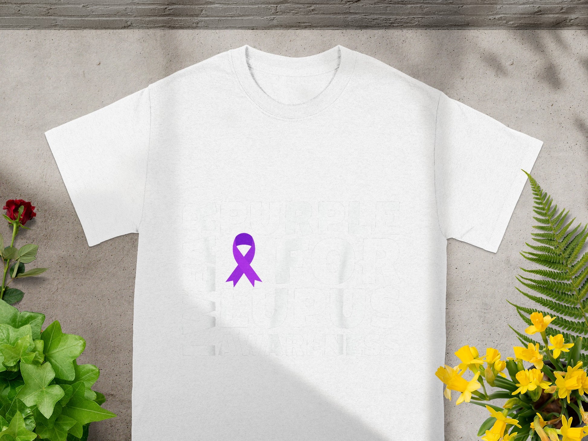 Purple Ribbon Lupus Awareness T-Shirt Product