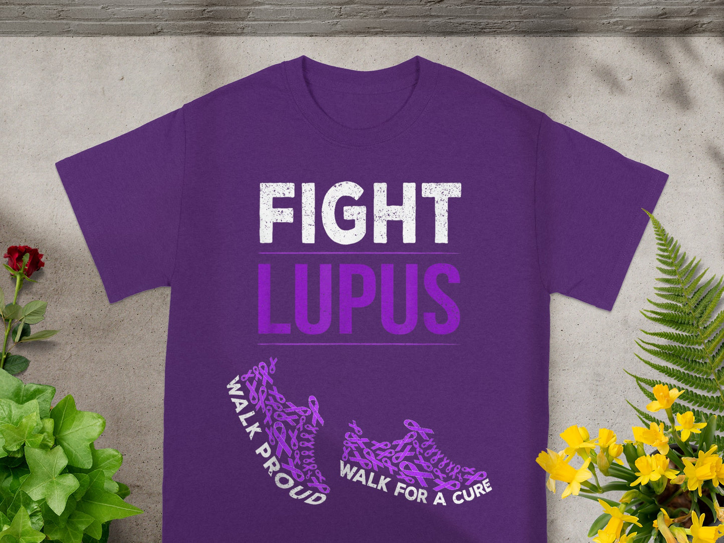 Fight Lupus Walk For A Cure Walk Proud Shirt