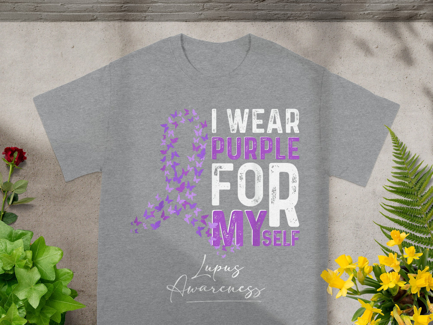 I Wear Purple For Myself Lupus Awareness T-shirt