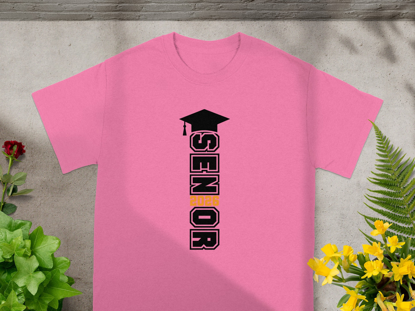 Class of 2025 Senior Pink Graduation T-Shirt