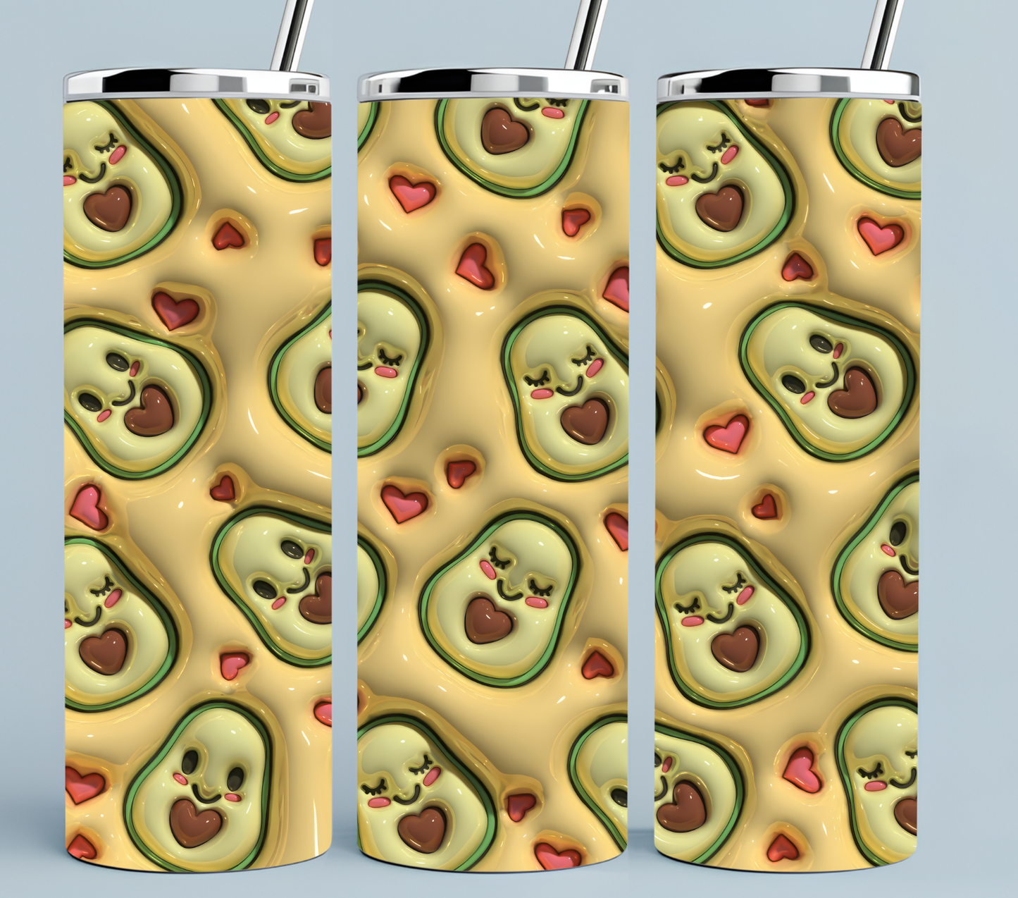 Avocados 3D Puff