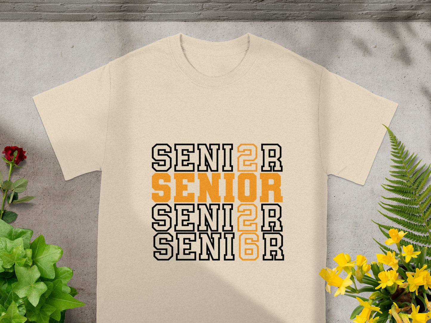 Senior 2026 Graphic Printed T-Shirt for Class Pride