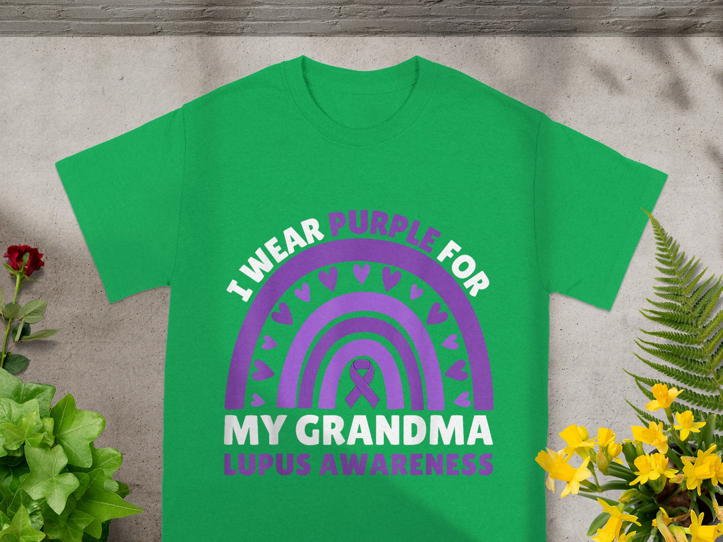 I Wear Purple for My Grandma Lupus Awareness T-shirt