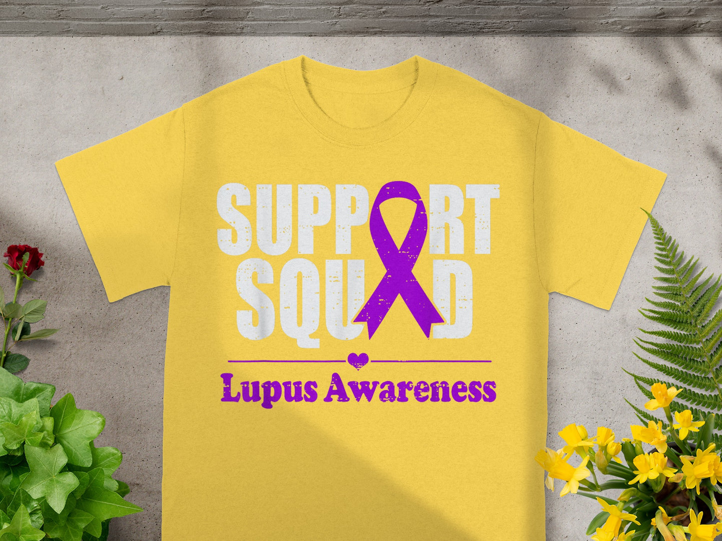 Support Squad Lupus Awareness Graphic Tee