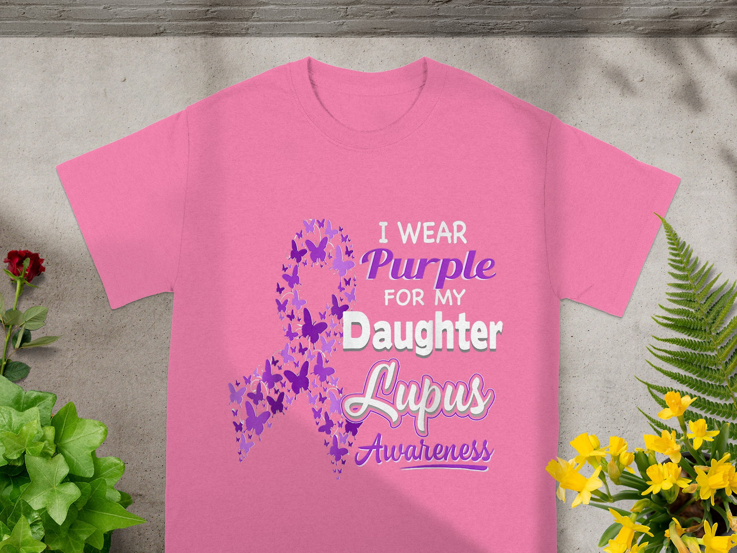 I Wear Purple for My Daughter Lupus Awareness Product