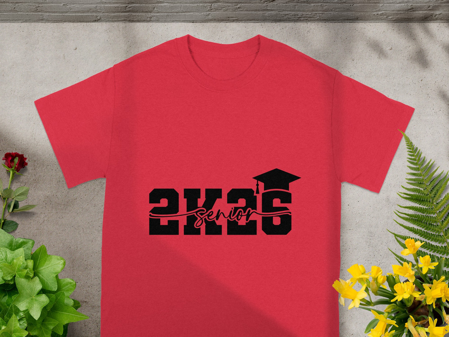 2K26 Senior Graduation Shirt with Cap Graphic