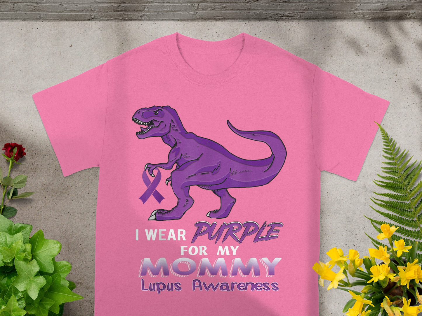 I Wear Purple For My Mommy Lupus Awareness Shirt