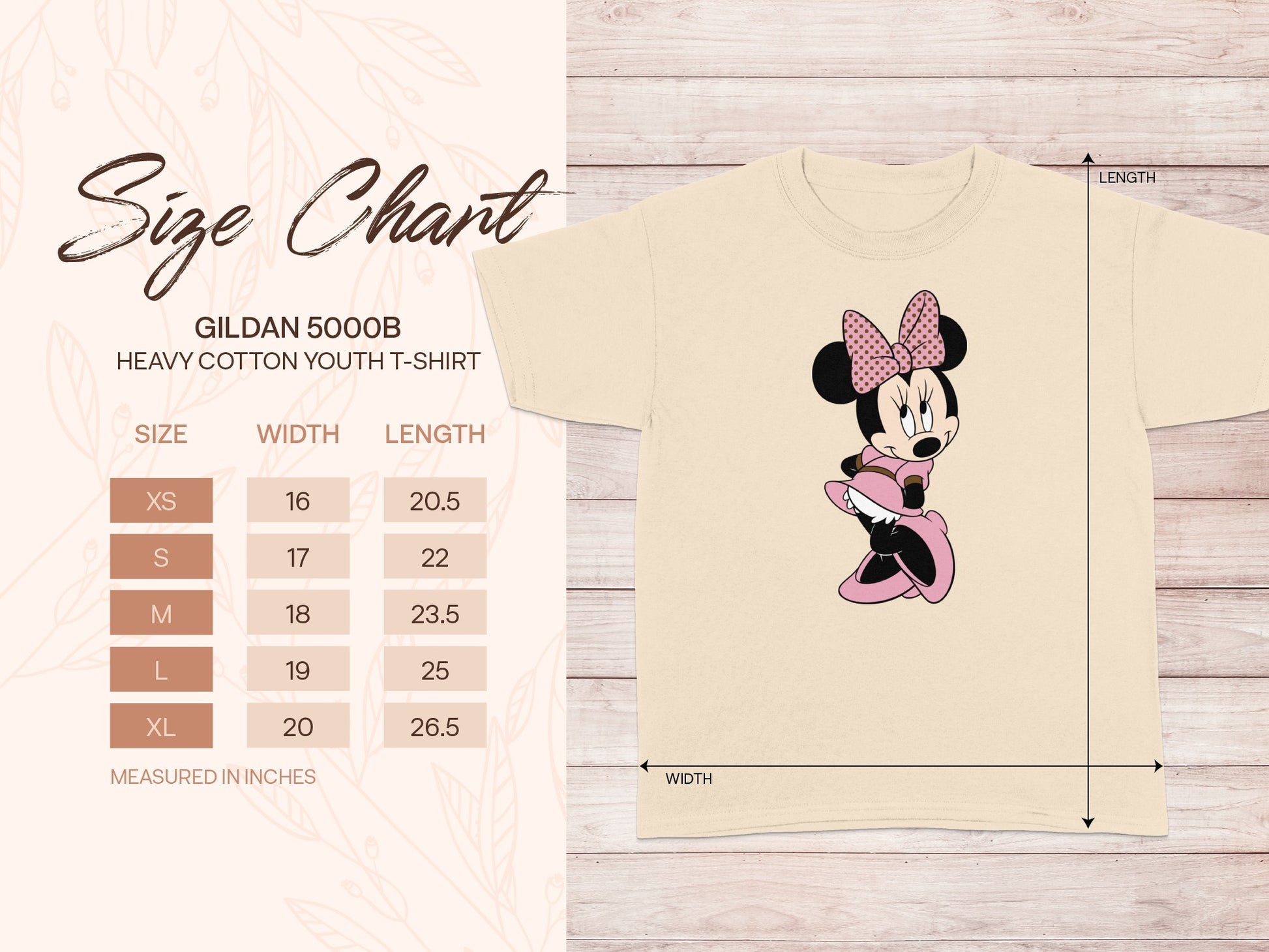 GILDAN 5000B Minnie Mouse Youth T-Shirt product type