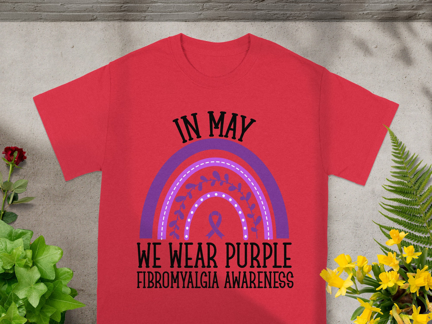 In May We Wear Purple Fibromyalgia Awareness Shirt