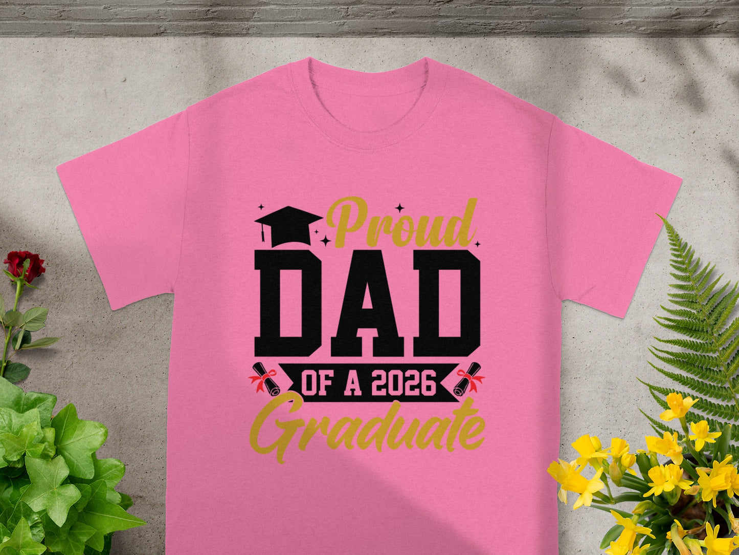 Proud Dad of a 2026 Graduate T-shirt