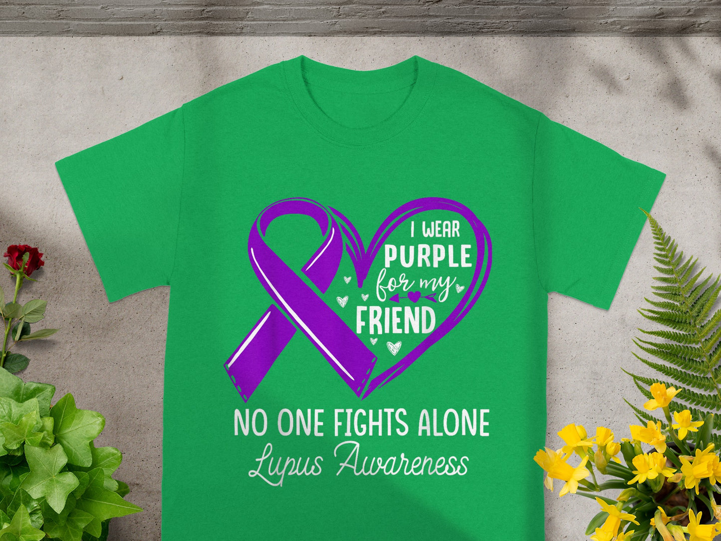 I Wear Purple for My Friend Lupus Awareness T-Shirt