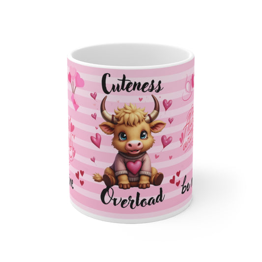 Cuteness Overload Adorable Baby Bull Mug