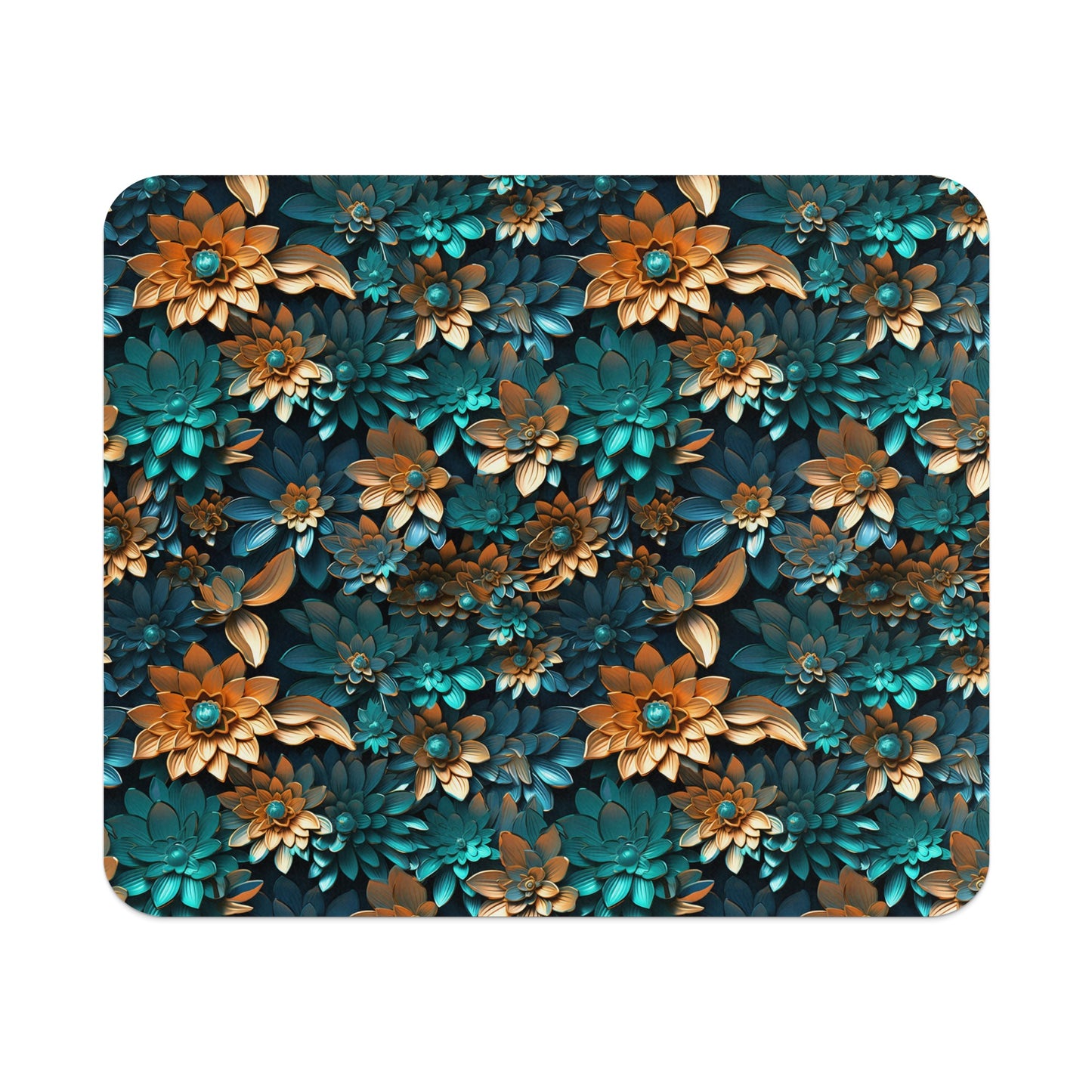 Elegant Floral Pattern Design Rectangular Product