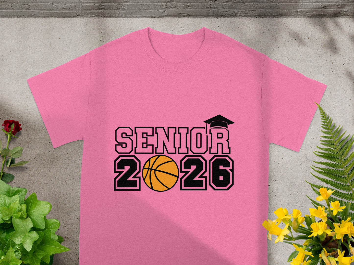 Senior 2026 Basketball Graduation Senior T-Shirt