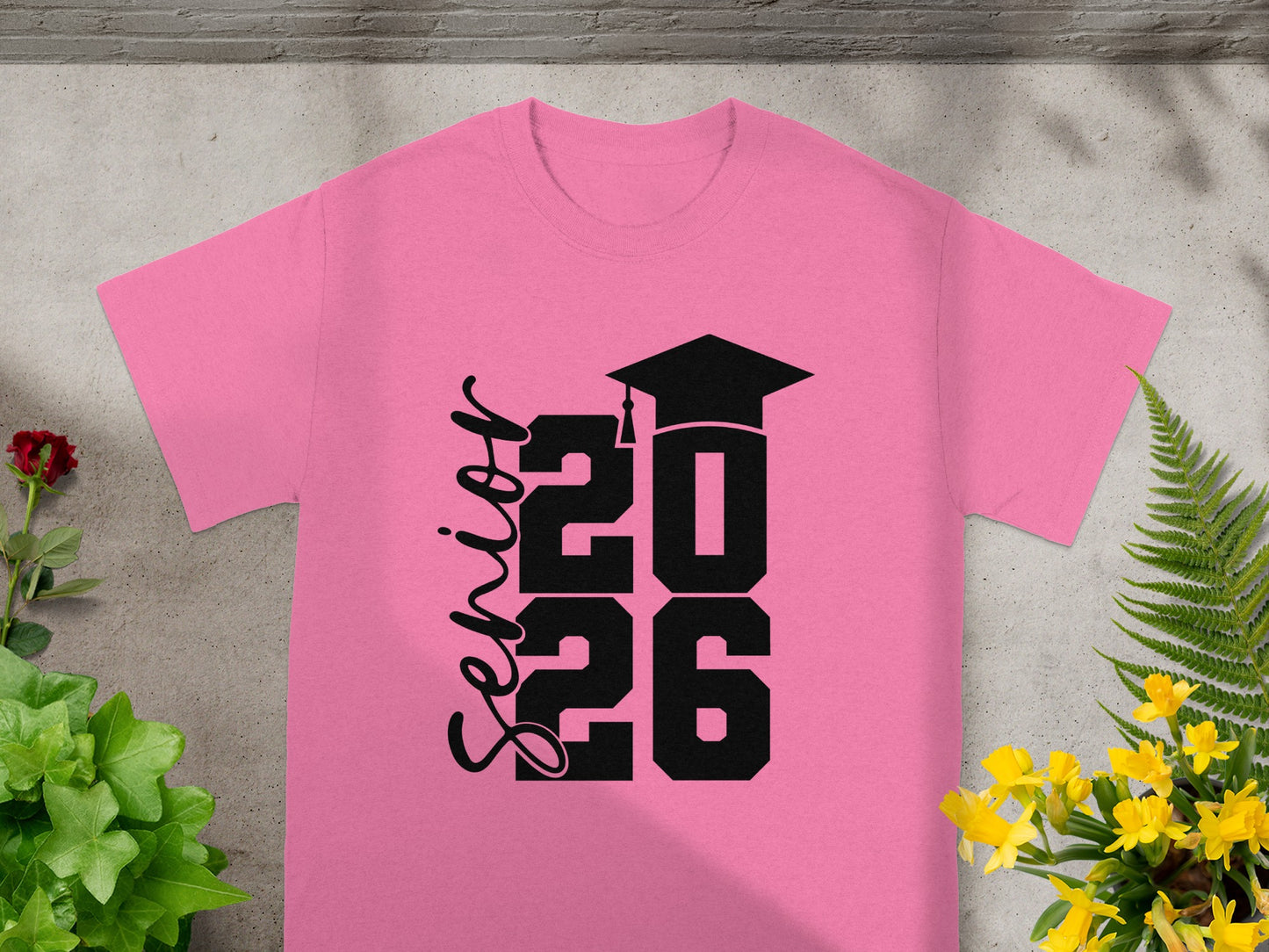 Pink Senior 2026 Graduation Themed Shirt Product