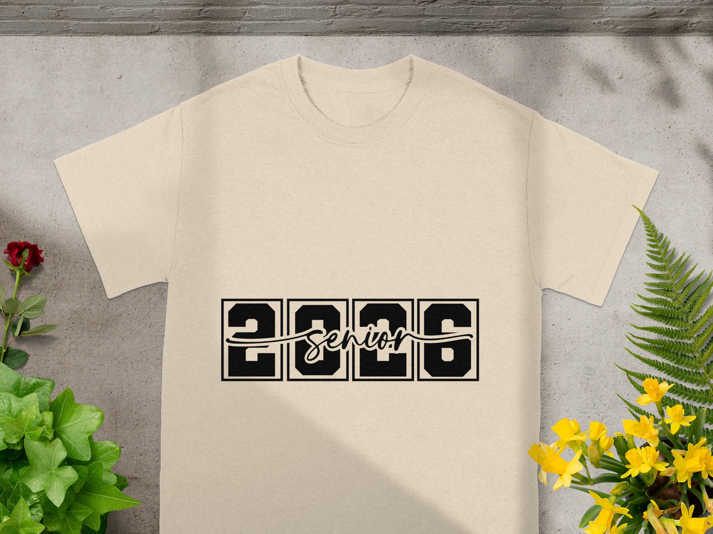 Senior 2026 Graphic Design High School Student Shirt