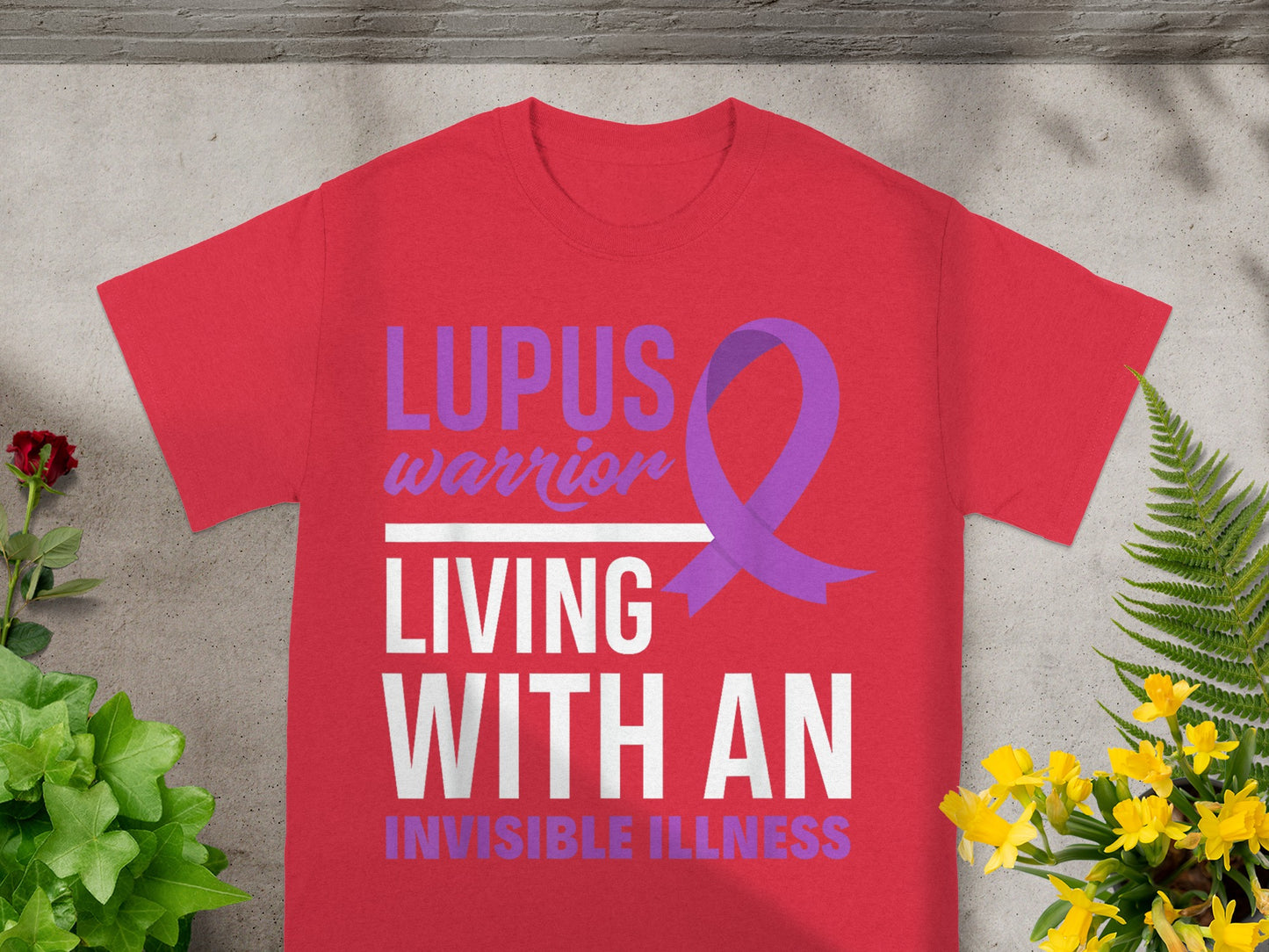 Lupus Warrior Living With An Invisible Illness T-shirt