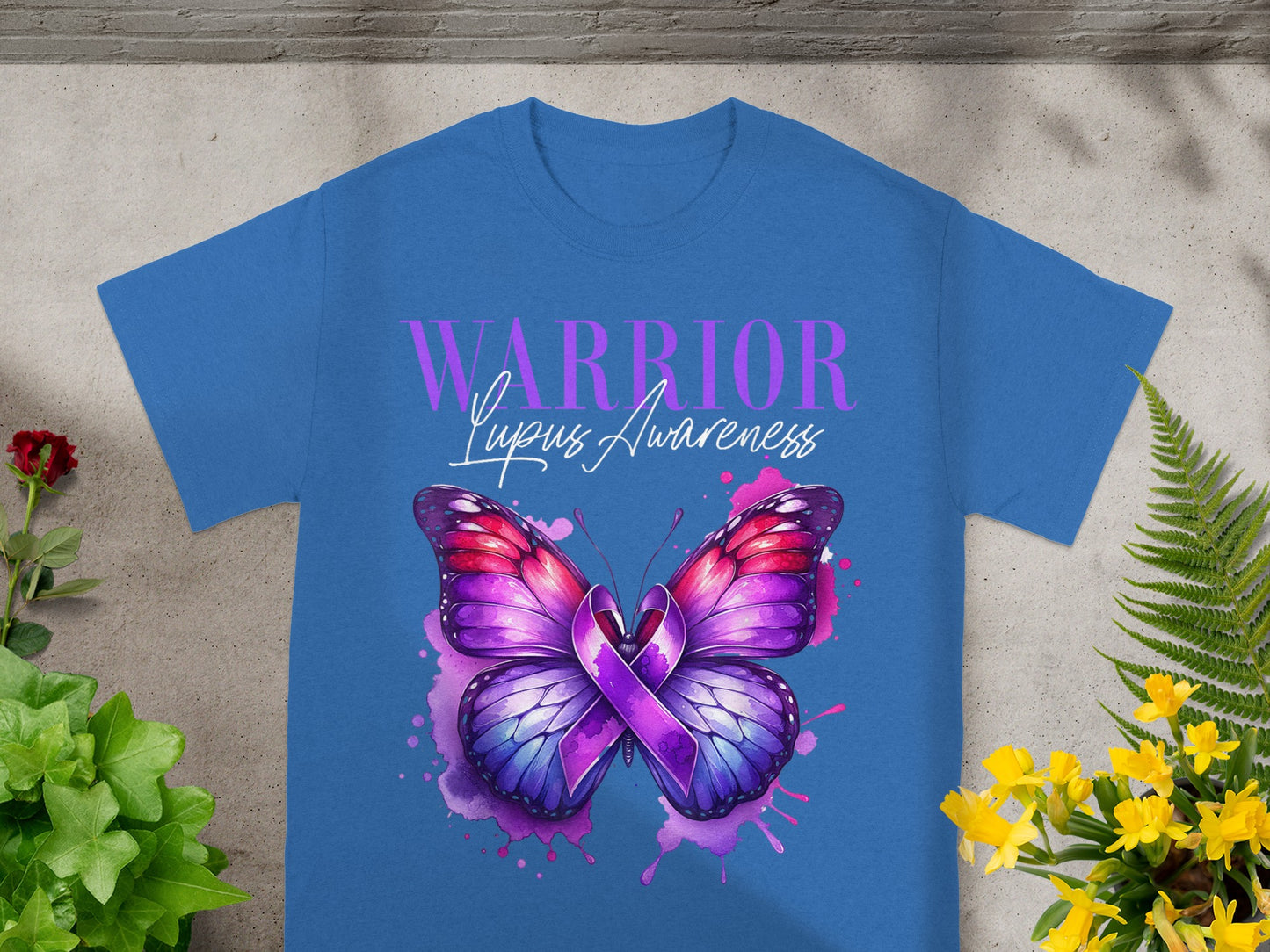 Warrior Lupus Awareness Butterfly T-shirt