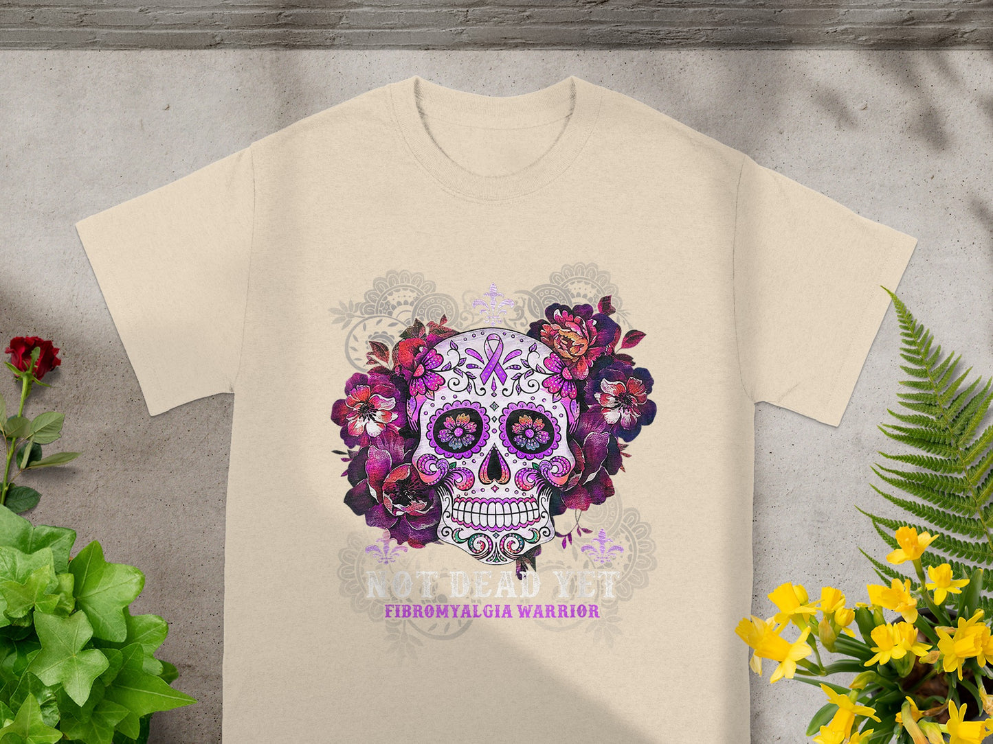 Not Dead Yet Fibromyalgia Warrior T-Shirt