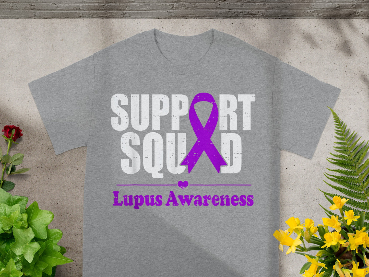 Support Squad Lupus Awareness Ribbon Shirt Product